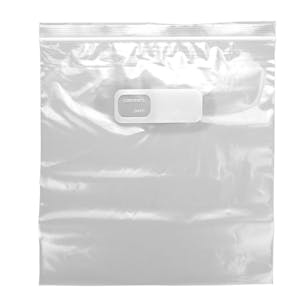 2.75 mil x 10.6" W x 11" L Gallon Freezer Storage Bag with Contents & Date Block - Case of 250
