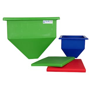 Tamco® Heavy Duty Square Hoppers with No Fittings