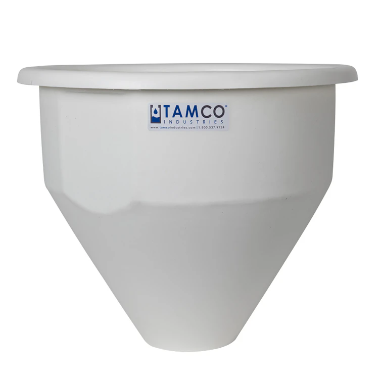 Tamco® Heavy Duty Round Hoppers with No Fittings | U.S. Plastic Corp.