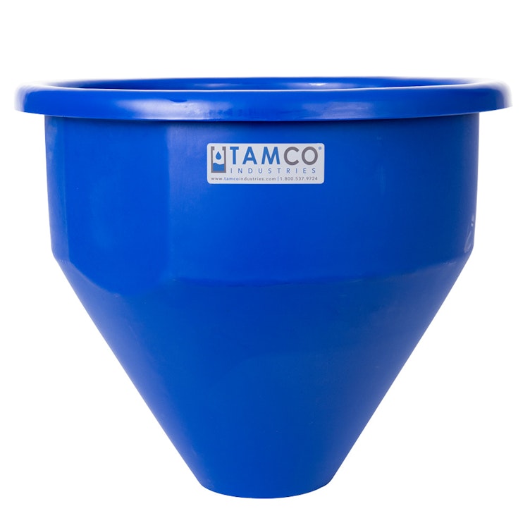 16" Dia. x 16" Hgt. Blue Tamco® Round Hopper