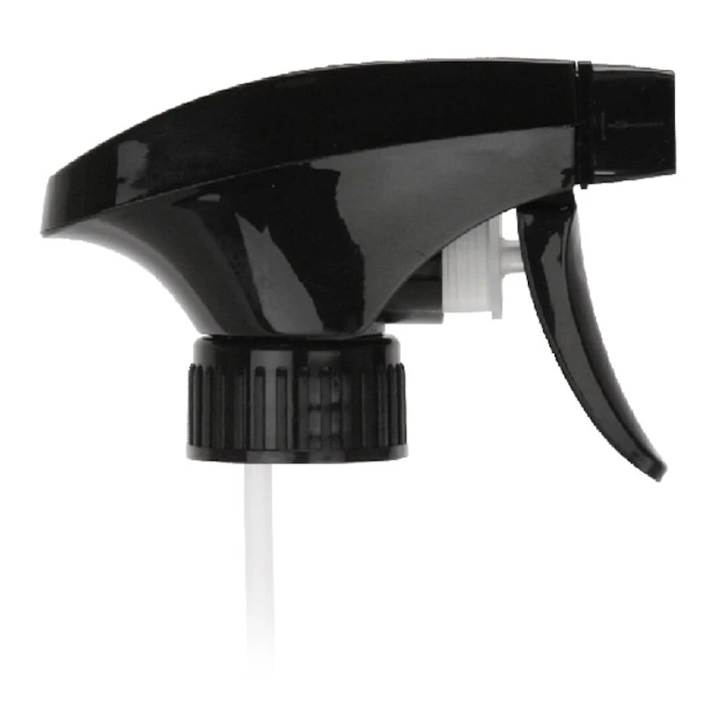 28/400 Black Economy Trigger Sprayer with 9-1/4" Dip Tube & 1.2mL Output