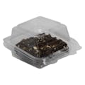 Single Serving (1 Count) Simply Secure™ Clear Square Clamshell Food & Dessert Container - Case of 162