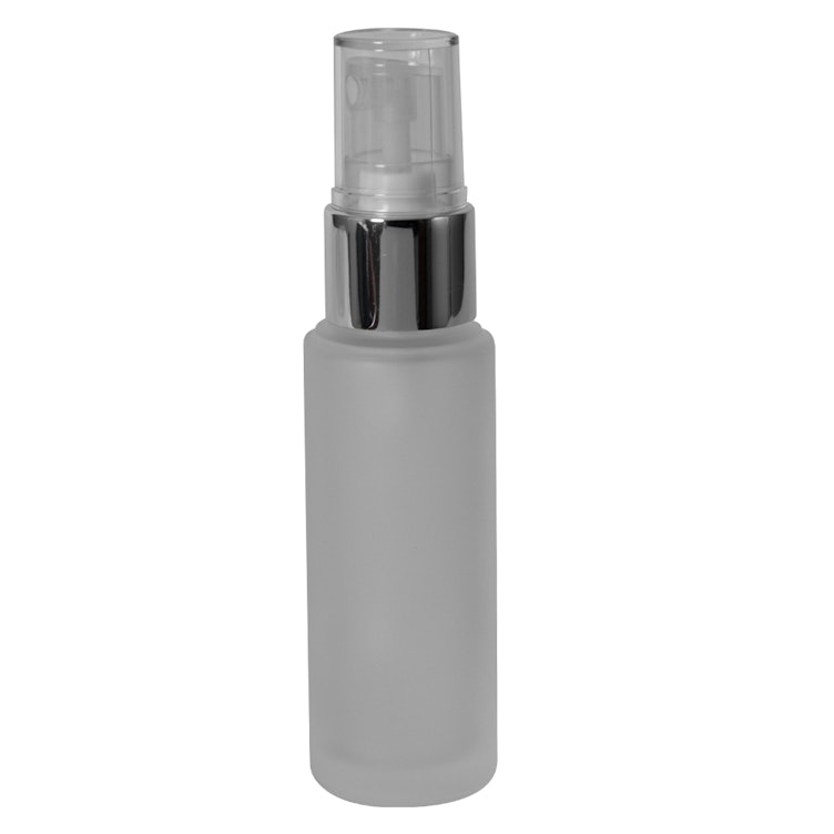 30mL Frosted Glass Bottle with 20/410 Fine Mist Sprayer