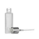 30mL Frosted Glass Lotion Bottle with 20/410 Self-Locking Lotion Pump