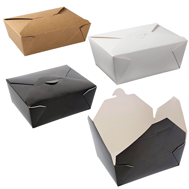 Folded Takeout Boxes