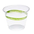9 oz. Clear PLA Compostable Cold Cup (Lid Sold Separately) - Case of 1000