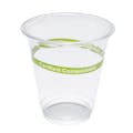 12 oz. Clear PLA Compostable Cold Cup (Lid Sold Separately) - Case of 1000