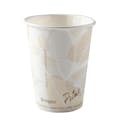 12 oz. White Patterned Paperboard Compostable Hot Cup (Lid Sold Separately) - Case of 1000