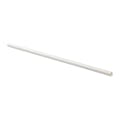 7-3/4" Eco-Friendly Jumbo White Paper Straw, Individually Wrapped - Case of 6000