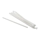 10" Eco-Friendly Giant White Paper Straw, Individually Wrapped - Box of 300