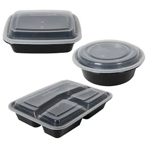 Microwaveable To-Go Containers with Lids
