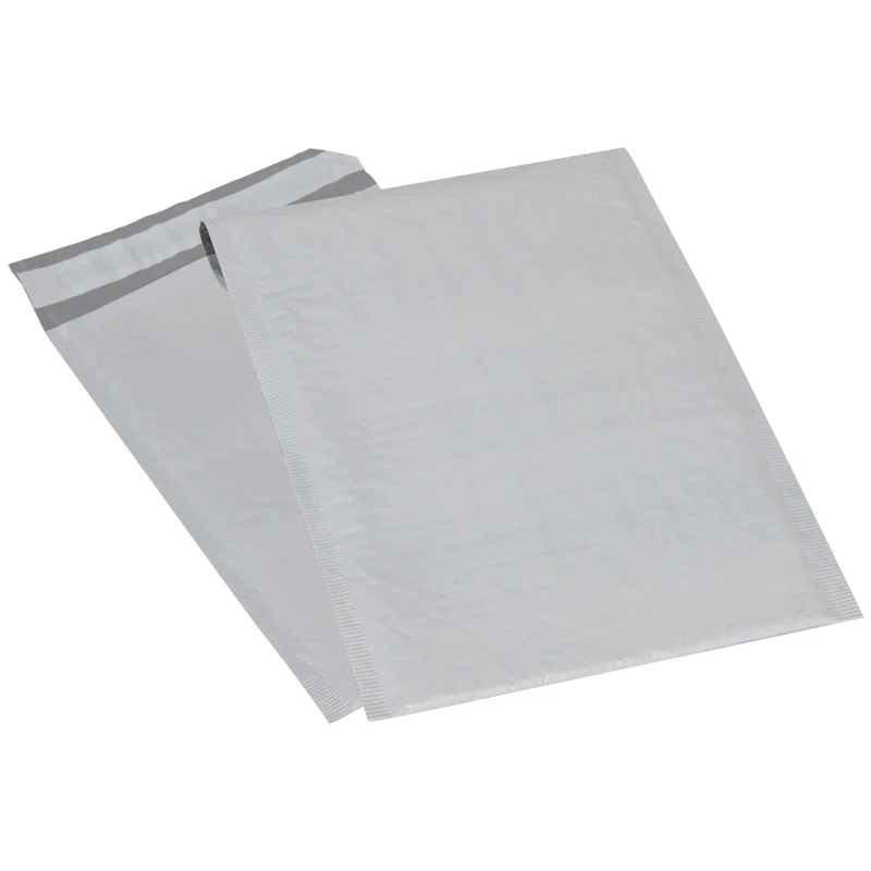 6-1/2” W x 10” L x 2.5 mil Thick White LDPE Bubble Mailers – Case of 250