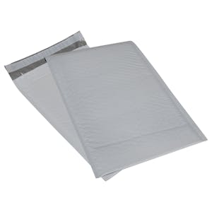 8-1/2” W x 14-1/2” L x 2.5 mil Thick White LDPE Bubble Mailers – Case of 100