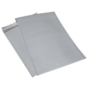 10-1/2” W x 16” L x 2.5 mil Thick White LDPE Bubble Mailers – Case of 100