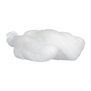 12 Gram White Pharmaceutical Cotton Coil - 20 lbs. per Case