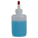 2 oz. Natural HDPE Oval Bottle with 20/400 Natural Yorker Dispensing Cap