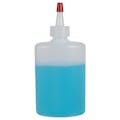 4 oz. Natural HDPE Oval Bottle with 20/400 Natural Yorker Dispensing Cap