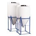 7 Gallon Tamco® Cone Bottom Tank with 60° Cone Angle & 3/4" FPT Bulkhead Fitting - 14" Dia. x 22-3/4" Hgt. (Stand sold separately)