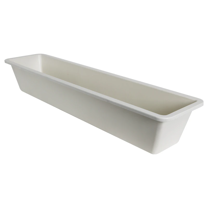 36" L x 8" W x 6" Hgt. White Fiberglass Nesting Box