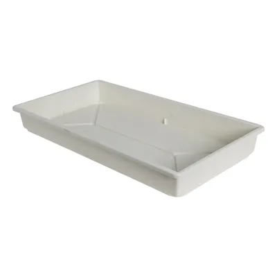 21-1/2" L x 11" W x 2-1/2" Hgt. White Fiberglass Nesting Box