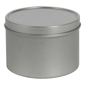 10 oz. Deep Round Seamless Steel (30% PCR) Can with Lid