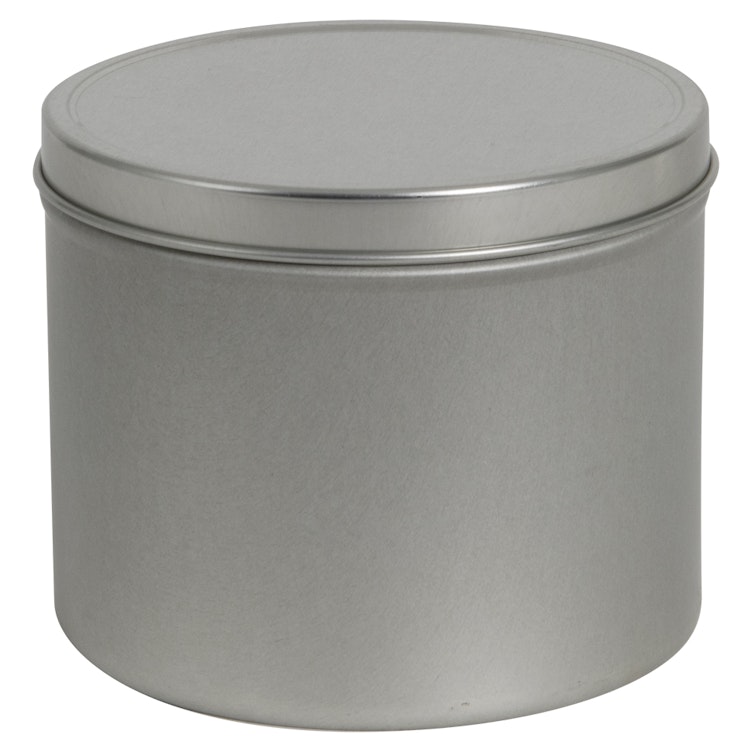 20 oz. Deep Round Seamless Steel (30% PCR) Can with Lid