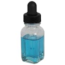 1 oz. Clear Glass Square Bottle with 24/400 Dropper Cap