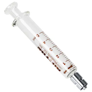 5mL Glass Dosing Syringe with Metal Luer Lock