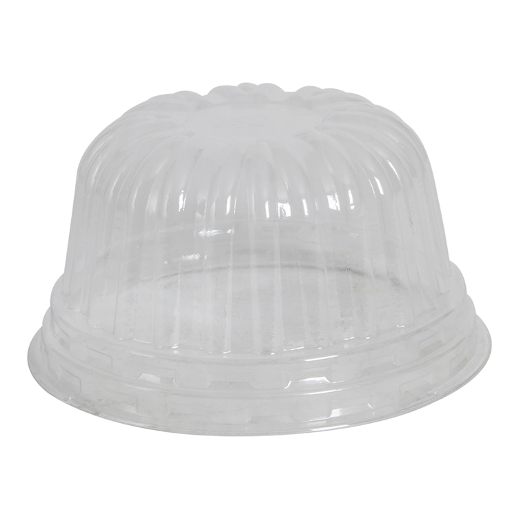 Clear Polystyrene Lid for 5 oz., 8 oz. & 12 oz. Dessert Cups - Case of 500