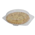 Clear Polystyrene Round Clamshell Pie Container for 8" Shallow Pie - Case of 100