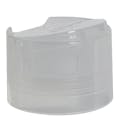 24/410 Natural Polypropylene Oversized Disc-Top Dispensing Cap with 0.320" Orifice