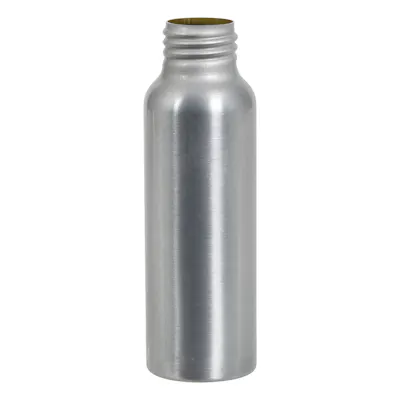 2.7 oz. Slim Brushed Aluminum Bottle with 24/410 Neck (Cap, Sprayer & Pump Sold Separately)