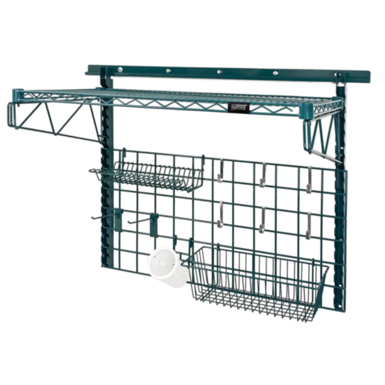Quantum® Smart Grid Mounted Shelving Systems | U.S. Plastic Corp.