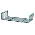 9" W x 18" L Green Epoxy-Coated Shelf with Side Ledges for Quantum® Smart Grid System