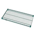 14" W x 24" L Green Epoxy-Coated Wire Shelf for Quantum® Smart Grid System