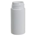 100mL White PET Foaming-Style Cylinder Bottle with 43mm Neck (Pump Sold Separately)