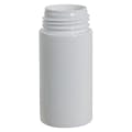 50mL White PET Foaming-Style Cylinder Bottle with 30mm Neck (Pump Sold Separately)