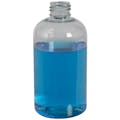 8 oz. Clear PET (100% PCR Material) Boston Round Bottle with 24/410 Neck (Cap Sold Separately)