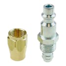 1/4" Replacement Brass Industrial Connector for 1/4" ID FLEXCOIL® Air Hose