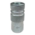 3/8" Body x 3/8" FNPT Plated Steel Industrial Manual Four Ball Air Hose Coupler