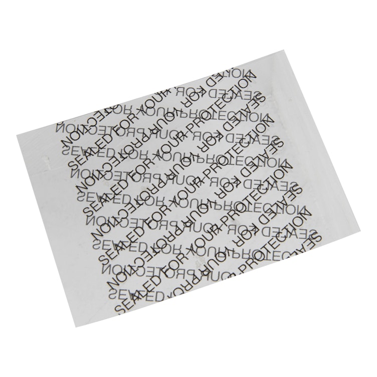 80mm W x 25mm Hgt. Clear "Sealed for Your Protection" Shrink Bands with Perforations (Fits 33mm to 43mm Approx. Cap Size)