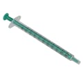 1mL Sterile 2-Part Plastic Syringe with Luer Slip Tuberculin Tip - Individually Wrapped; Package of 100
