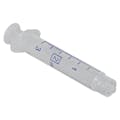 3mL Sterile 2-Part Plastic Syringe with Luer Lock - Individually Wrapped; Package of 100