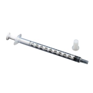 Exel International® Sterile 3-Part Plastic Syringes