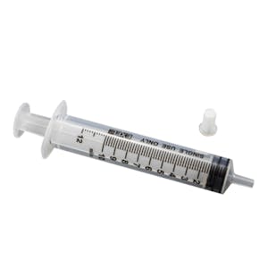 10mL Sterile 3-Part Plastic Syringe with Luer Slip Centric Tip - Package of 100