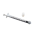 1mL Sterile 3-Part Plastic Syringe with Luer Lock - Package of 100
