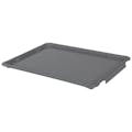 Gray Fiberglass Snap-On Lid for Mini Storage & Dough Box - 17-1/2" L x 12-3/4" W