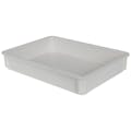 White Fiberglass Mini Storage & Dough Box - 17-1/2" L x 12-3/4" W x 3" Hgt.