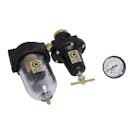 1/2" FNPT Heavy Duty 88 Series Duo Regulator with Gauge & Filter with 8 oz. Capacity Polycarbonate Bowl