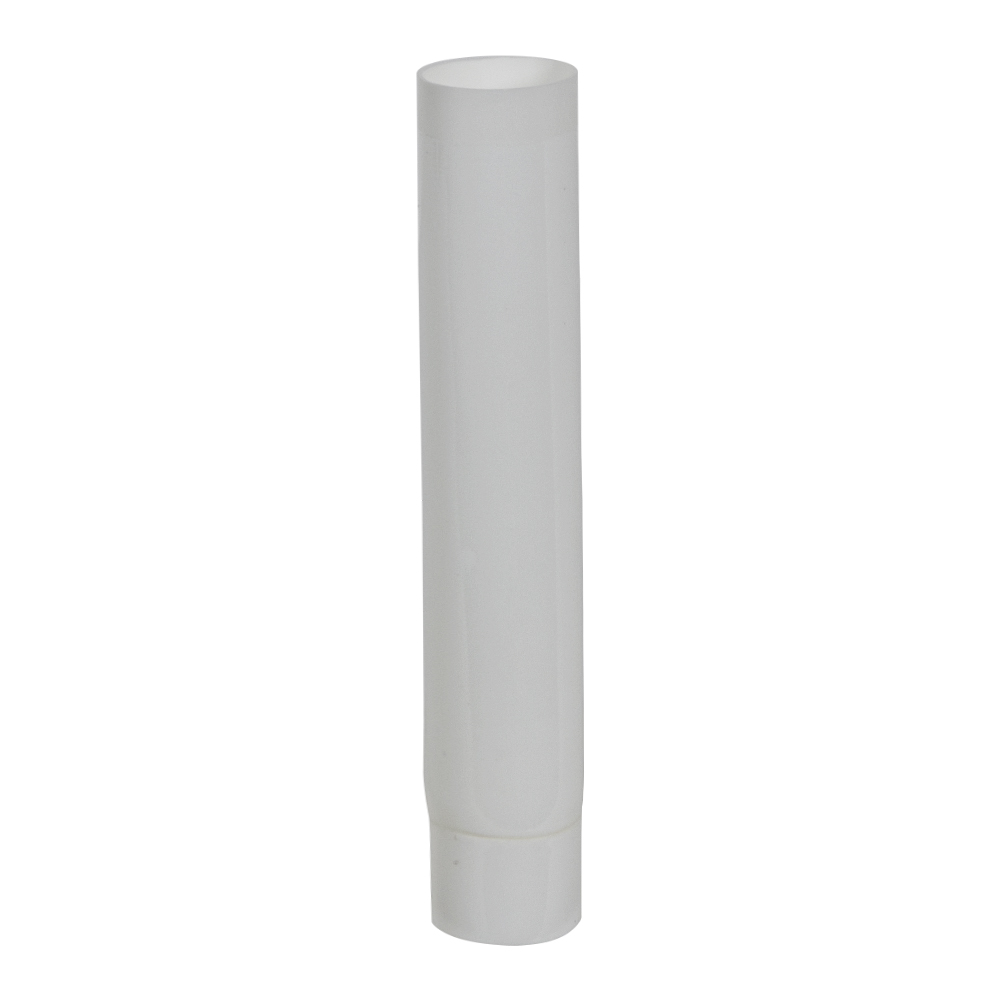 tope tubetop 白 6 oz. White LDPE Open End Lotion Tube with Flip-Top Cap